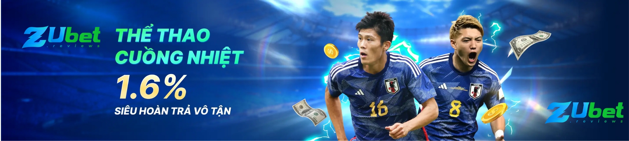 banner zubet thể thao cuồng nhiệt 2025