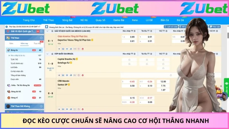 Đọc kèo cược chuẩn sẽ nâng cao cơ hội thắng nhanh