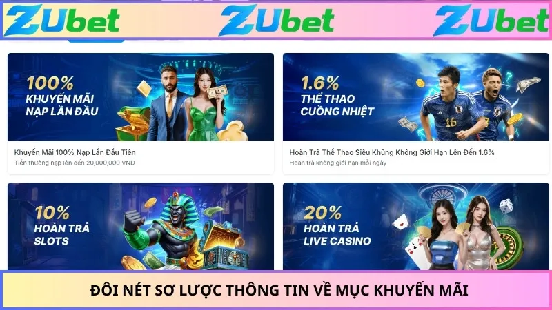 Đôi nét sơ lược thông tin về mục khuyến mãi