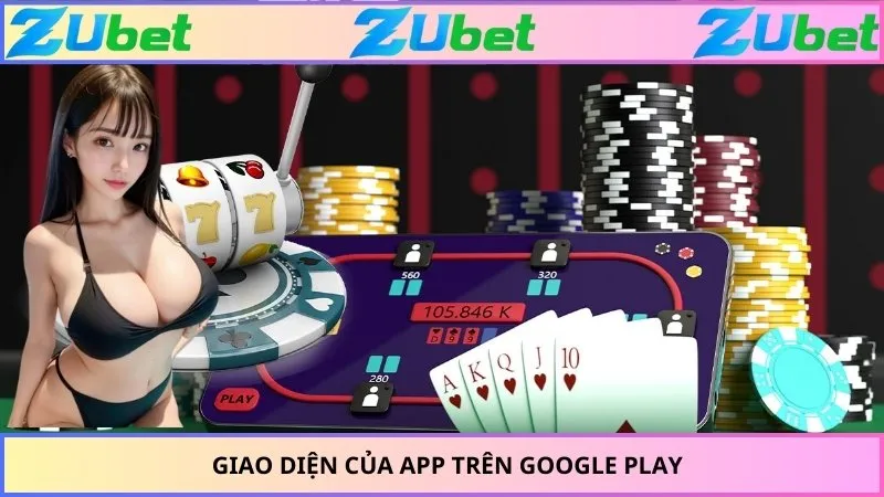 Giao diện của app trên Google Play