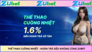 Thể Thao Cuồng Nhiệt - Hoàn Trả Siêu Khủng Cùng ZUBET
