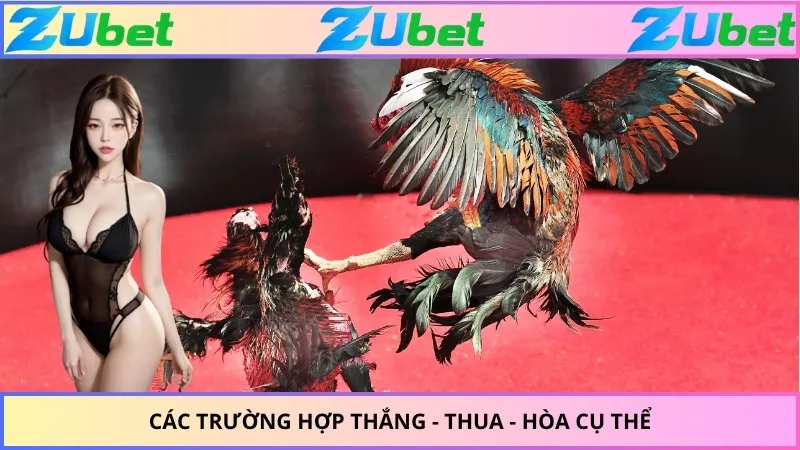 Các trường hợp thắng - thua - hòa cụ thể