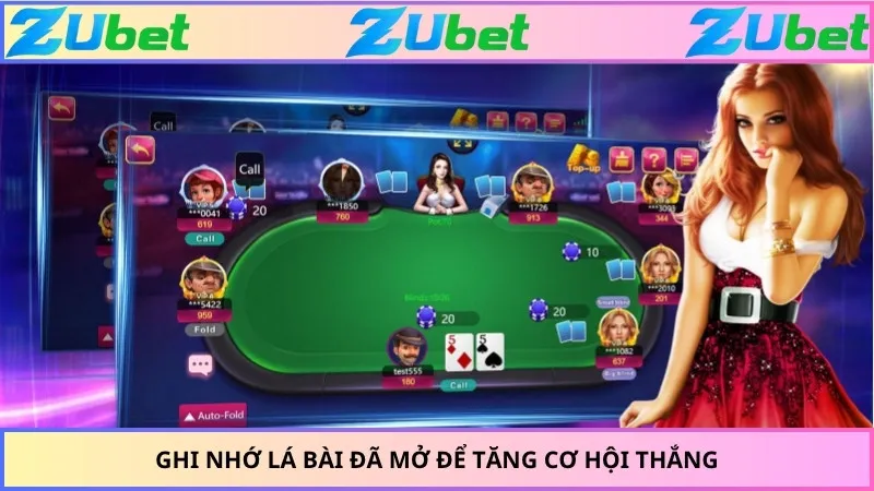 Ghi nhớ lá bài đã mở để tăng cơ hội thắng