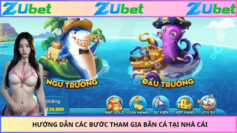 Hướng dẫn các bước tham gia bắn cá tại nhà cái