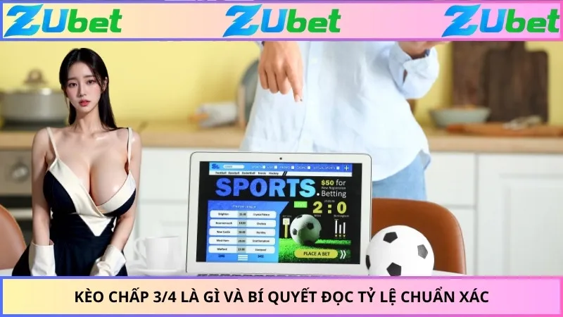 Kèo chấp 3/4 là gì và bí quyết đọc tỷ lệ chuẩn xác