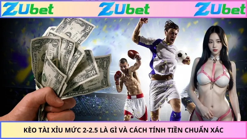 kèo tài xỉu mức 2-2.5 là gì và cách tính tiền chuẩn xác