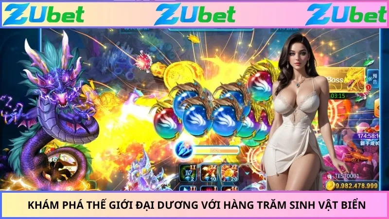 Khám phá thế giới đại dương với hàng trăm sinh vật biển