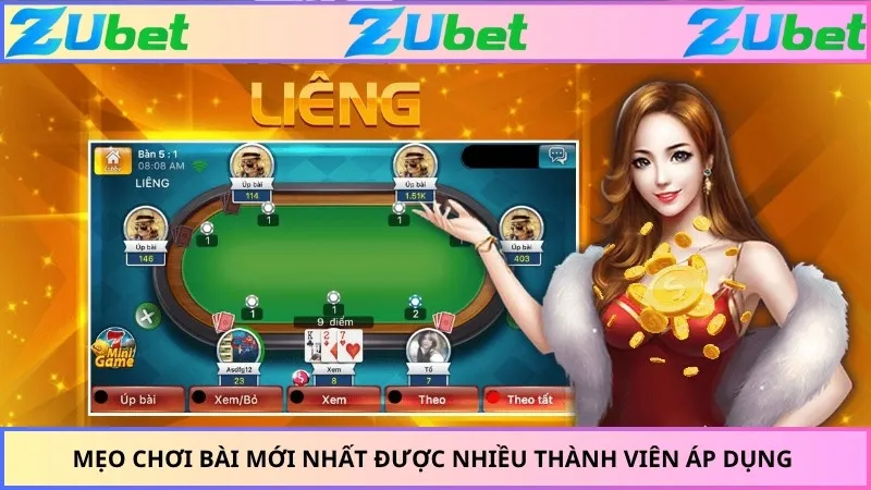 Mẹo chơi bài mới nhất được nhiều thành viên áp dụng