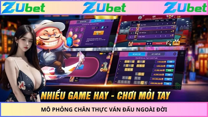 Mô phỏng chân thực ván đấu ngoài đời