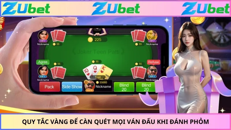 Quy tắc vàng để càn quét mọi ván đấu khi đánh phỏm